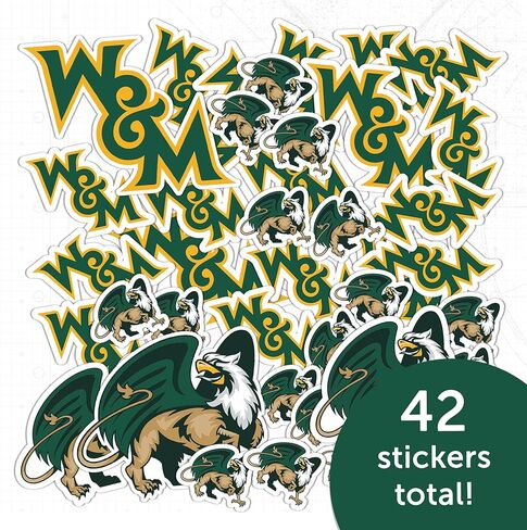 Desert Cactus College of William & Mary Tribe W&M Stickers Vinyl Decals Laptop Water Bottle Car Scrapbook T1 (Type 1-1) in Saudi Arabia