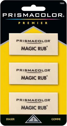 محايات الفينيل Prismacolor® Magic Rub®، باللون البيج، عبوة مكونة من 3 قطع in Kuwait