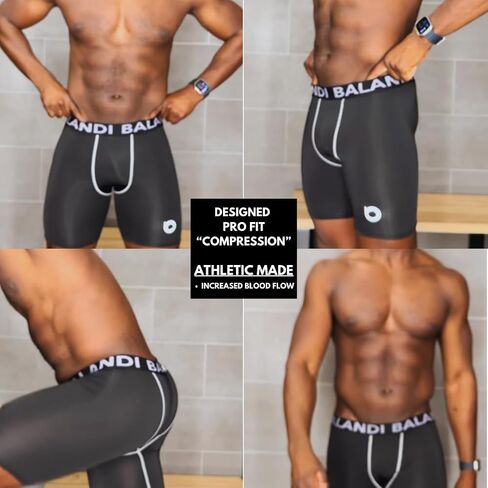 Olympian Durable Duty Spandex All Season UPF 50+ Premium Gear Athletic Sports Lightweight Men's Compression Shorts in Saudi Arabia