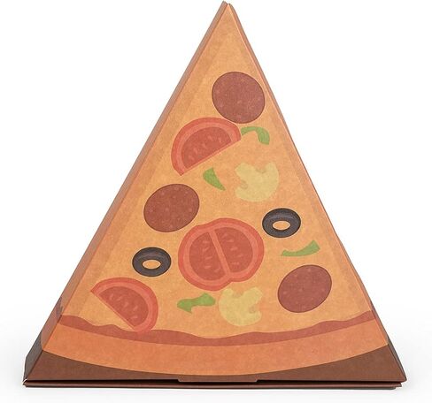 علب شرائح بيتزا من Restaurantware Eco Pie مقاس 9.3 × 10.3 × 1.8 بوصة، 100 حاوية شرائح بيتزا صدفية - قفل تبويب مقاوم للدهون، صناديق بيتزا فردية من الورق الأبيض لأكشاك المطاعم والمقاهي in Saudi Arabia