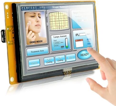 10.1 وحدة ذكية TFT LCD HMI تعمل باللمس + مصمم واجهة المستخدم الرسومية مجانًا مع وحدة المعالجة المركزية 1 جيجا هرتز 262 ألف لون ضمان 3 سنوات لـ Arduino Uno R3 ESP8266 ESP32، V3.0 إصدار جديد مطور in Kuwait