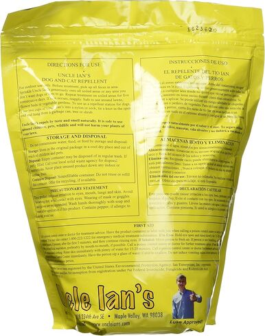 العم إيان 100045830 طارد الكلاب والقطط العضوي، 2.3 رطل، 2.3 رطل، بني/أ in Kuwait