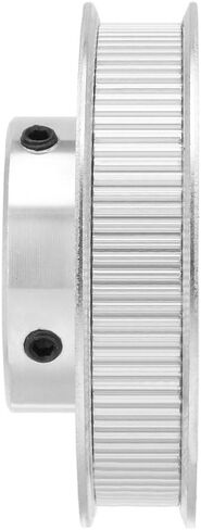 uxcell Aluminum 100 Teeth 10mm Bore 2.032mm Pitch Timing Belt Pulley for 10mm Belt in Kuwait