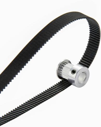 GT2 Timing Pulleys 20 Teeth 6.35mm Bore 6mm Width for 3D Printer 2mm Pitch Aluminum Timing Belt Pulley Wheel with Allen Wrench (Pack of 5Pcs) in Saudi Arabia