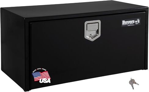 Buyers Products 1702105 Black Steel Underbody Truck Box with Paddle Latch, 18 x 18 x 36 Inch in Saudi Arabia