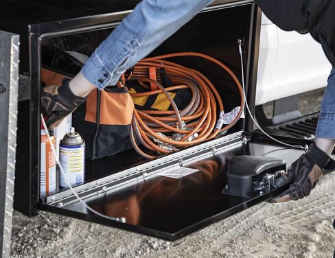 Buyers Products 1702105 Black Steel Underbody Truck Box with Paddle Latch, 18 x 18 x 36 Inch in Saudi Arabia