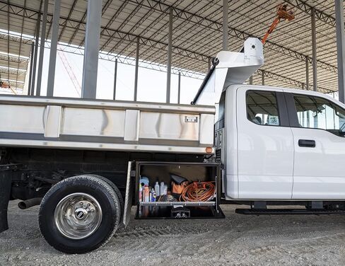 Buyers Products 1702105 Black Steel Underbody Truck Box with Paddle Latch, 18 x 18 x 36 Inch in Saudi Arabia