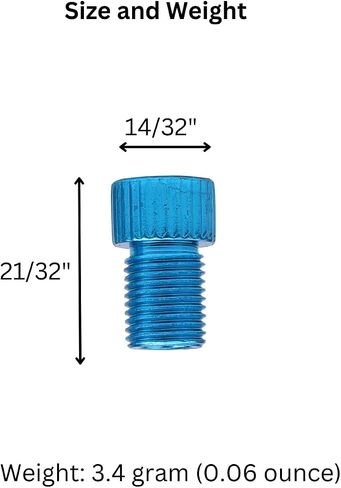 Presta to Schrader Valve Adapter for Bike, Inflate Presta Valve Tire with Air Compressor or Regular Bike Pump - 6 Pieces, Multiple Color Options (Black) in Saudi Arabia