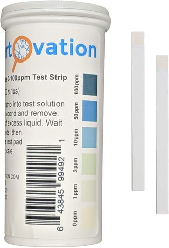 Hydrogen Peroxide H2O2 Test Strips, Low Level, 0-100 ppm [Vial of 100 Strips] in Saudi Arabia