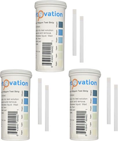 Hydrogen Peroxide H2O2 Test Strips, Low Level, 0-100 ppm [Vial of 100 Strips] in Saudi Arabia