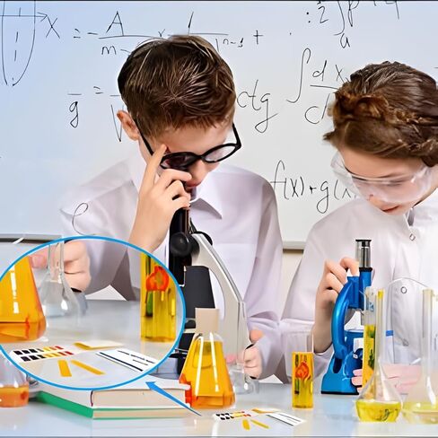 4 Pack pH Test Strips Universal pH 1-14 Test Paper Litmus Test Paper 320 Strips for Saliva Urine Water Soil and Chemistry Experiments in Kuwait