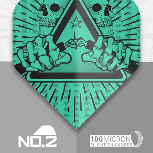 تصميم Target Rob Cross Ink رقم 2 Dart Flights - 3 مجموعات (9 في المجموع) in Saudi Arabia