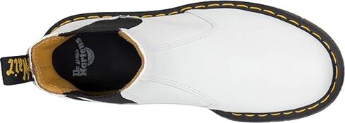 Dr. Martens Unisex-Adult 2976 Bex Chelsea Boot, White Smooth, 8 Women/7 Men M US in Saudi Arabia