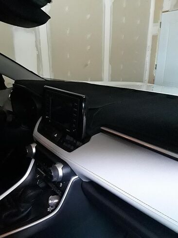 MUSAXA لملحقات Toyota Rav4 2024 2023 2022 2021 2020 2019 غطاء لوحة القيادة حصيرة مخصصة ملائمة داش غطاء السجاد حامي غطاء وحدة التحكم المركزية داش مات داش غطاء لتويوتا Rav4 in Kuwait