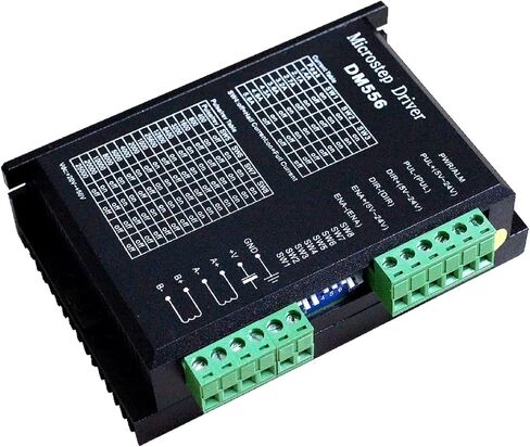 CNC Digital Microstep Driver DM542 Stepper Motor Controller 2-Phase Digital Stepper Motor Driver 20-50V DC Max 4.2A for Nema 17, Nema 23 and Nema 34 Series Stepper Motor, Replace M542 M542H in Saudi Arabia