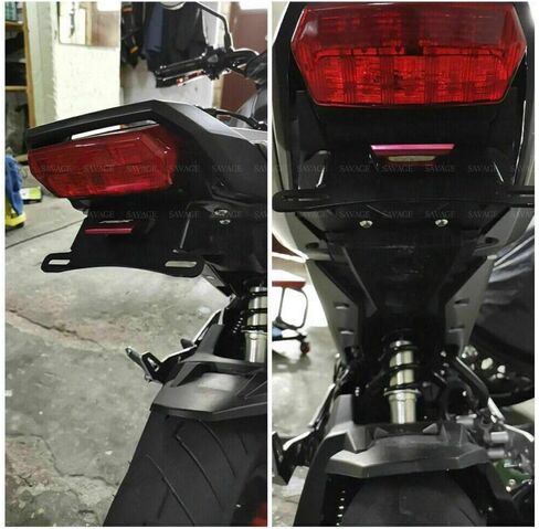حاجز مزيل قوس حامل لوحة الترخيص الذيل الخلفي مرتب متوافق مع MSX125 GROM MSX125SF 2017-2020 in Saudi Arabia