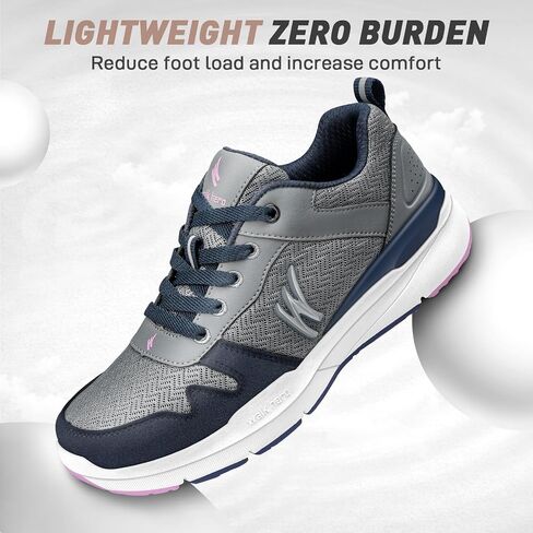 Walking Shoes Women with Arch Support, Orthopedic Shoes for Women for Knee Back Foot Pain Relief, Non-Slip Womens Sneakers in Saudi Arabia