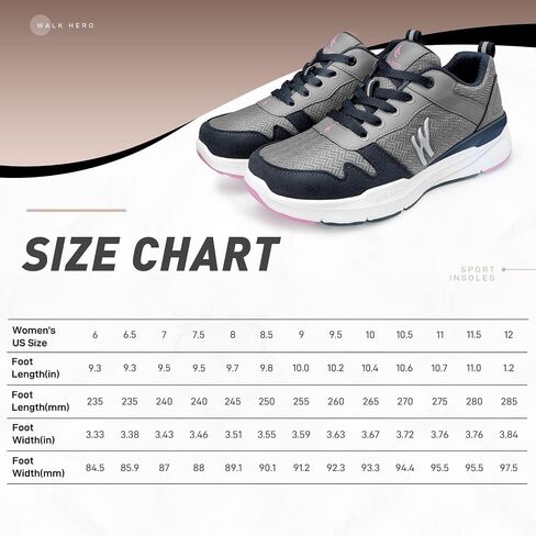 Walking Shoes Women with Arch Support, Orthopedic Shoes for Women for Knee Back Foot Pain Relief, Non-Slip Womens Sneakers in Saudi Arabia