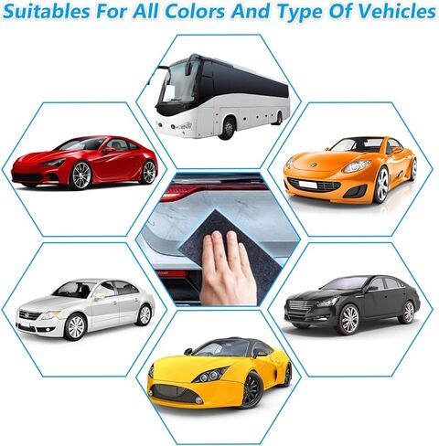 قماش نانو، قماش لامع، قماش نانو لامع لخدوش السيارة، قماش لامع مع وظيفة إصلاح الخدوش والتلميع (3 قطع) in Kuwait