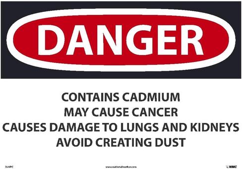 NMC D29PC National Marker Container Label (PPE, Waste, Etc.), 14 Inches x 20 Inches, Ps Vinyl in Saudi Arabia