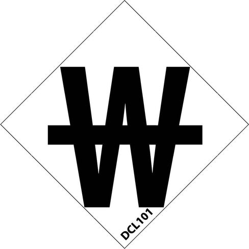 رمز ملصق NMC DCL101 للعلامة الوطنية NFPA، لا تستخدم الماء، 1 بوصة (5/عبوة)، فينيل Ps (عبوة من 5) in Saudi Arabia