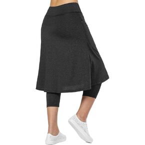 تنانير نساء بطول الركبة مع طماق ، طماق متكافئة النساء ، بطول الركبة Midi Swim Skorts Zipper Mobicets in Kuwait