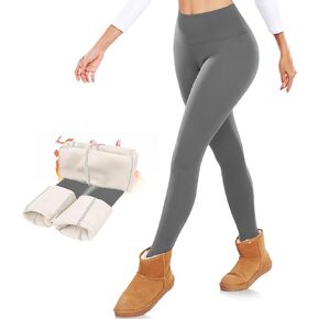 DHSO Winter Freece حرارية مبطنة من طماق النساء - سروال مكافحة البطن دافئ كثيف عالي الخصر للثلج البرد in Kuwait