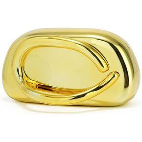 محفظة مخلب الأكريليك للنساء ، فريدة من نوعها المعدنية المعدنية مقبض حقيبة مسائية لحفل حفل زفاف رسمي in Kuwait