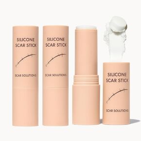 Scar Solutions Silicone Scar Stick ، ​​60 ٪ السيليكون للوجه والجسم ، تدليك دليل Applicator مناسبة 2pcs in Kuwait