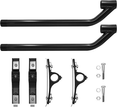 Poly Fender Mounting Kit Black - Universal متوافق مع شاحنات ومقطورات - تناسب 19.5 "إلى 24.5" تطبيقات خلفية مزدوجة - تشمل جميع أجهزة التثبيت in Saudi Arabia