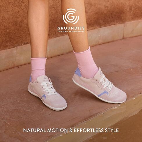 GROUNDIES Nova GO1 Barefoot Shoes for Women - Versatile Sneakers for Women with Wide Toe Box, Microfiber Liner and Insole, and Flexible Outsole in Saudi Arabia