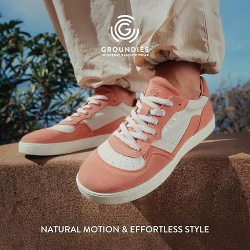 GROUNDIES Nova Barefoot Shoes for Women - Trainer Sneakers for Women with Foot-Friendly Wide Toe Box, Neutral Footbed, and Non Slip Zero Drop Outsole in Kuwait