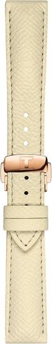 Tissot Womens Chemin des Tourelles Powermatic 80 34 mm 316L Stainless Steel case with Rose Gold PVD Coating Automatic Watches, Cream, Leather, 18 (T1392073603100) in Saudi Arabia