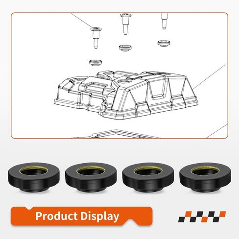 4pcs Cover Valve Cover Cover Polaris RZR Ranger Sportsman General 325 450 570 900 1000 2011-2025 5413806 in Saudi Arabia