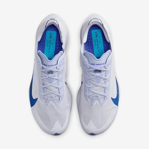 Nike Vaporfly 4 Men's Road Racing Shoes (HF6414-001, Ghost/Persian Violet/Football Grey/Blue Void) Size 6.5 in Saudi Arabia
