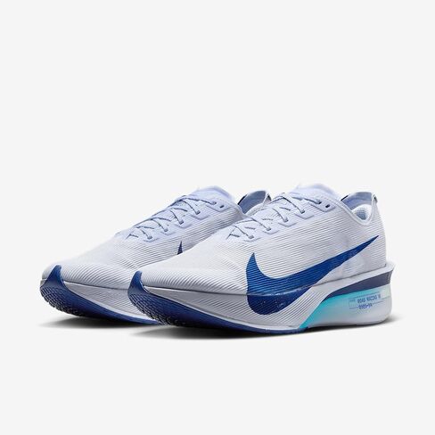Nike Vaporfly 4 Men's Road Racing Shoes (HF6414-001, Ghost/Persian Violet/Football Grey/Blue Void) Size 6.5 in Saudi Arabia