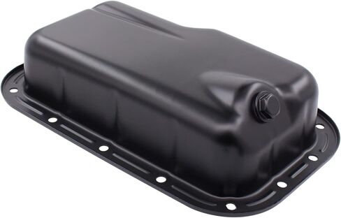 NewYall Lower Engine Oil Pan Sump w/Drain Plug for Chrysler 300 Dodge Challenger Charger for Jeep Wrangler 2011-2016 5184546AA 5184546AB 5184546AC 264-357 CRP50A in Saudi Arabia
