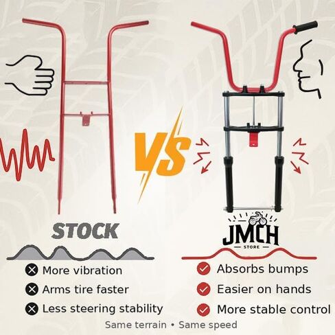 jmchstore رفعت المقود و Kickstand Front Fork Supension Kit لـ Coleman CT200U BT200X CT200UEX 196CC Hisun 200-3 200-7 ، Axis M200 Mini Bike (MIX) in Kuwait