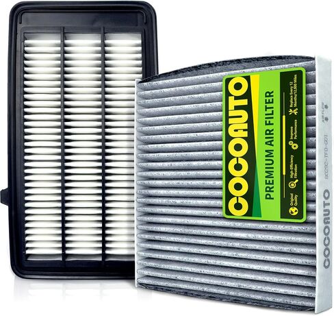 (Hybrid Only) COCOAUTO Cabin Engine Air Filter Kit for CRV Hybrid (2023-2025), Accord Hybrid (2023-2025), Civic Hybrid 2025, Replace 172206MAJ01, LX3763 (Not for Gas) in Saudi Arabia
