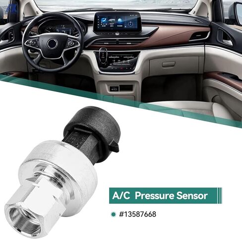 AC Pressure Sensor Switch Compatible with Isuzu 2006-2017 A/C Air Conditioning Pressure Sensor Switch A/C Pressure Sensor OEM:13587668 22634172 A/C Pressure Sensor Switch in Saudi Arabia