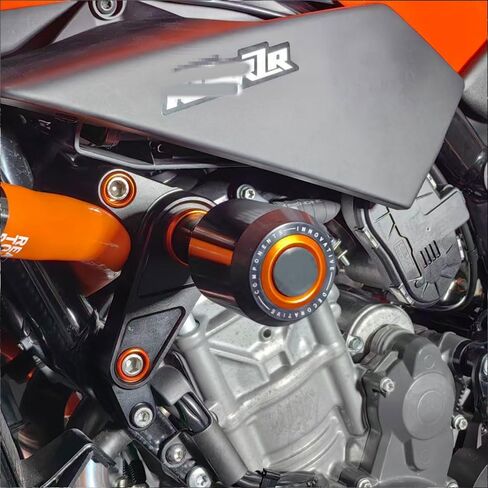 MotorCycle Frame Sliders Fit For DUKE790 DUKE890 2018-2021 2022 2023 | DUKE 790 890 falling Protection duke790 duke890 Anti Collision Accessories DUKE 790 890 Frame Sliders Crash Accessory OG in Kuwait