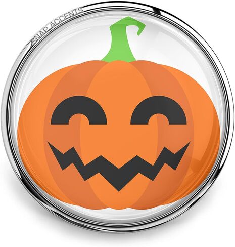 Halloween Snap Jewelry Ginger Charm Scary Holiday Ghost Costume 18MM Button Fits Customizable Bracelets, Necklaces, Keychains, Rings in Saudi Arabia