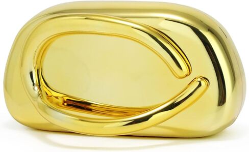 محفظة مخلب الأكريليك للنساء ، فريدة من نوعها المعدنية المعدنية مقبض حقيبة مسائية لحفل حفل زفاف رسمي in Kuwait