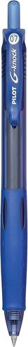 Pilot G-Knock BeGreen Refillable & Retractable Gel Ink Pens, Fine Point, Blue Ink, 12-Pack (31507) in Saudi Arabia