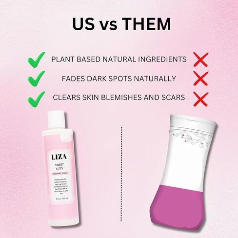 Liza Cosmetics Sweet Kitty Yoni Wash – Tea Tree Antibacterial Feminine Cleanser, Odor Control & pH Balance, Gentle Daily Intimate Wash 8 fl oz in Saudi Arabia