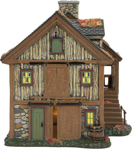 Department 56 Snow Village Halloween Sleepy Hollow Stables Lit Building, 8.58 Inch, Multicolor in Saudi Arabia