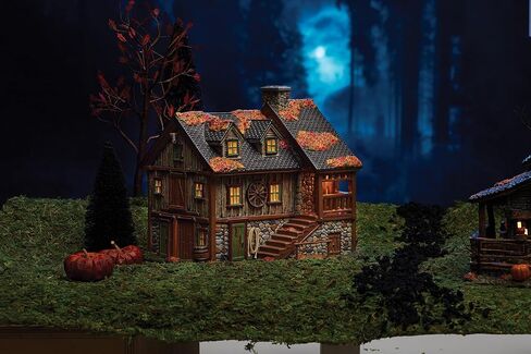 Department 56 Snow Village Halloween Sleepy Hollow Stables Lit Building, 8.58 Inch, Multicolor in Saudi Arabia