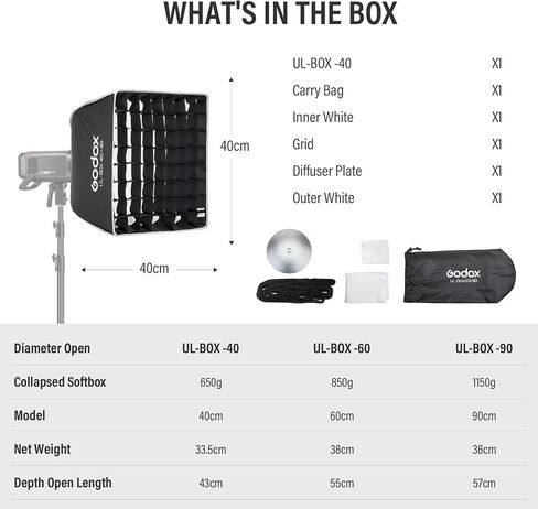 Godox UBL-85T 85 سم 33.4 بوصة مظلة خفيفة شفافة ناعمة مع غطاء ناشر مظلة استوديو تصوير بيضاء للتصوير الفوتوغرافي في استوديو تصوير الفيديو in Kuwait