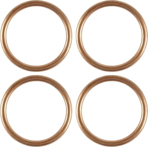 Caltric 4-Pack Muffler Pipe Gasket Compatible with Honda Vf1100C V65 Magna 1983 1984 1985 1986 in Saudi Arabia