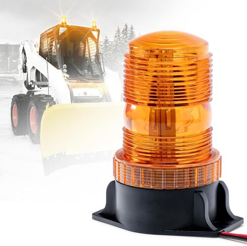 1-PCS 30 LEDS Amber Forklift Beacon Light Strobe Light ، وأضواء سلامة تحذير الطوارئ لشاحنات أعمال البناء DC 10-110V ، جزازة ، جرار ، عربات الجولف ، الحافلة ، محطات الثلج ، مركبات السحب in Kuwait